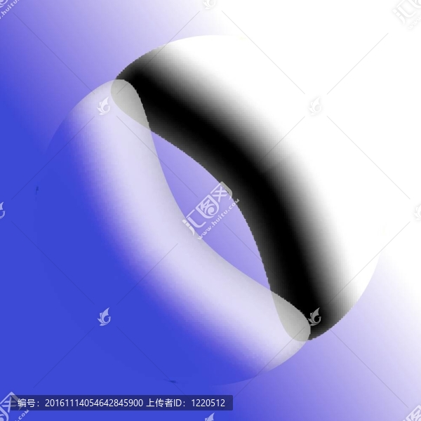 藍色和黑色