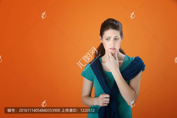 焦慮的女人
