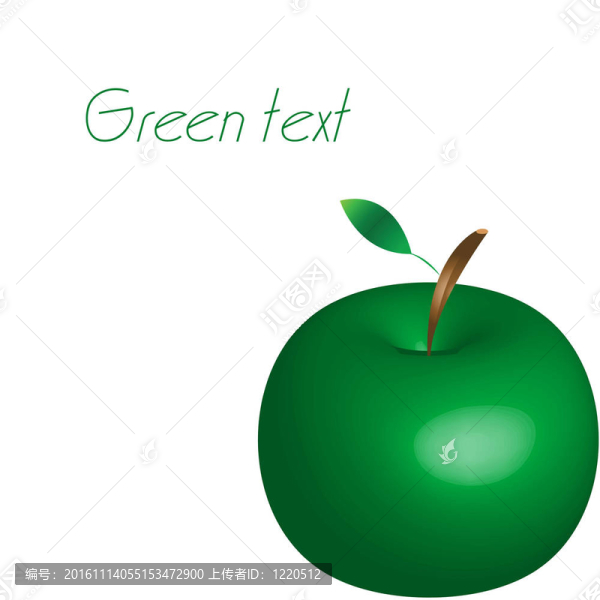 綠色的文字