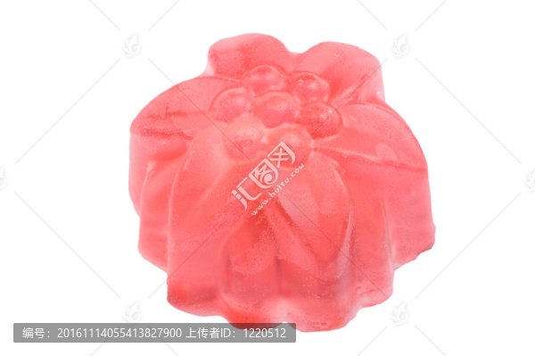 手工制作的紅色的肥皂