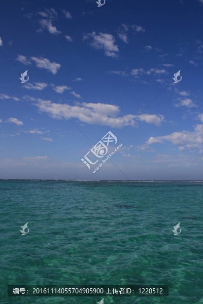 美麗的海景邊
