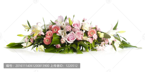 節(jié)日快樂的長花束