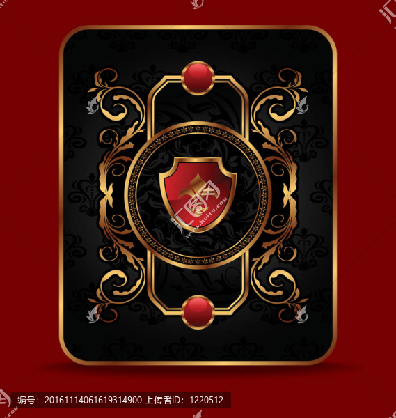 裝飾華麗的金色框架