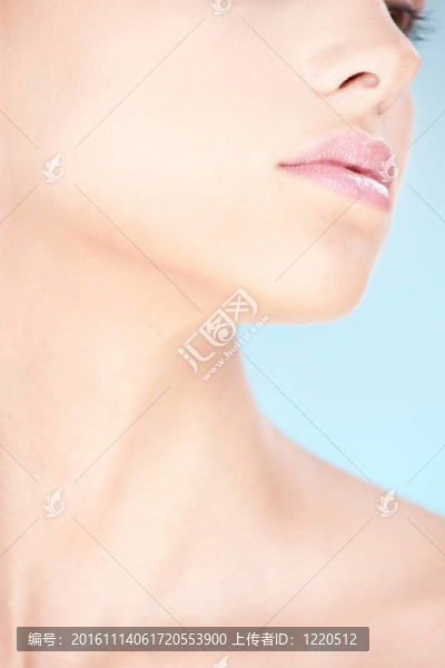 女人臉的一部分