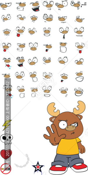 馴鹿卡通愛孩子-匯圖網(wǎng) www.fosd68.com 馴鹿卡通愛孩子