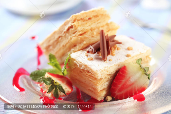 Mille,feuille的糕點