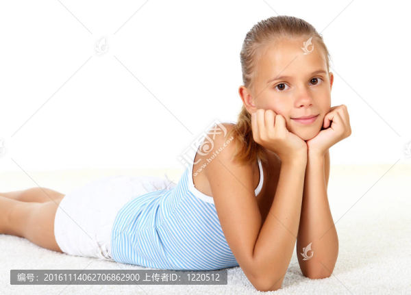 漂亮少女的肖像