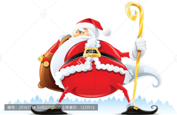圣誕老人與解雇和工作人員