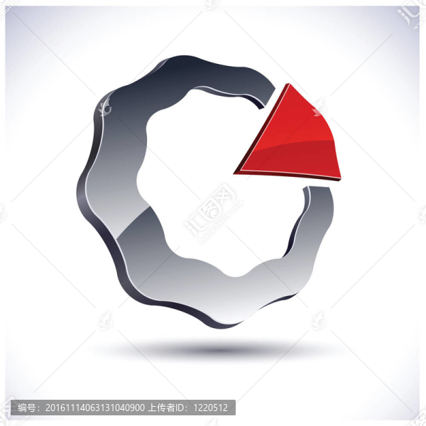 抽象三維圖標(biāo)。