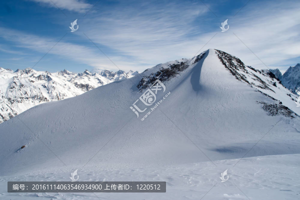 高加索山脈山區(qū)滑雪勝地