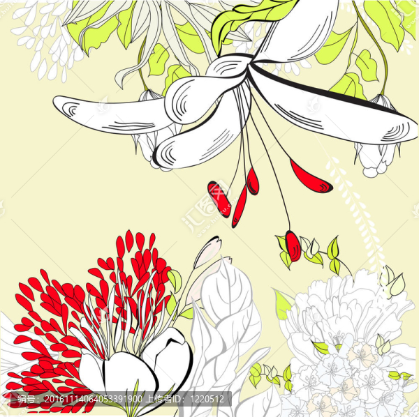 春天的花卡