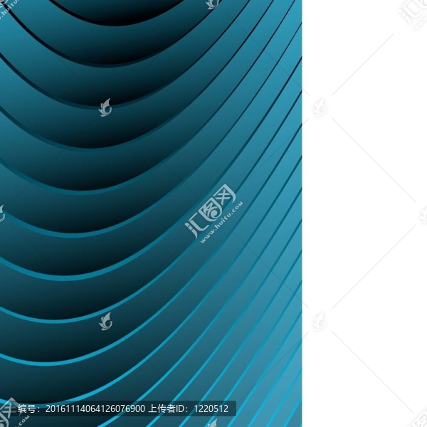 藍色抽象波