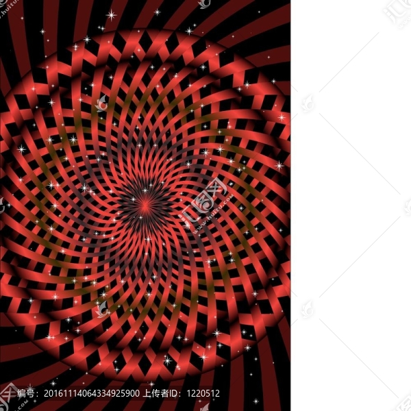 紅色抽象背景漩渦