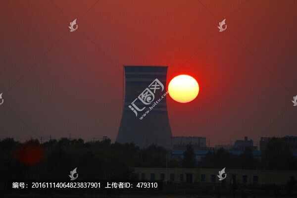 火力發(fā)電廠,熱電廠,電力,煙囪