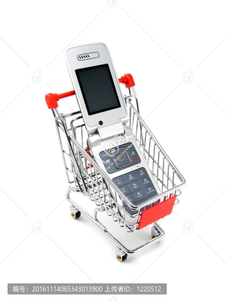 手推車里的手機手機