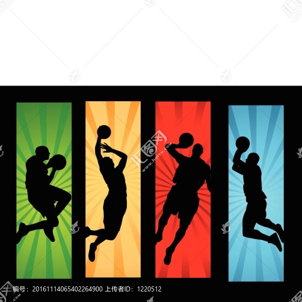 籃球運(yùn)動(dòng)員的插圖