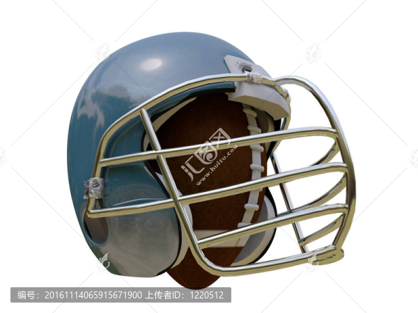 足球頭盔內(nèi)的球