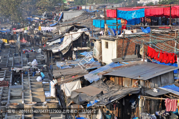Dhobi,Ghat在孟買；印度。