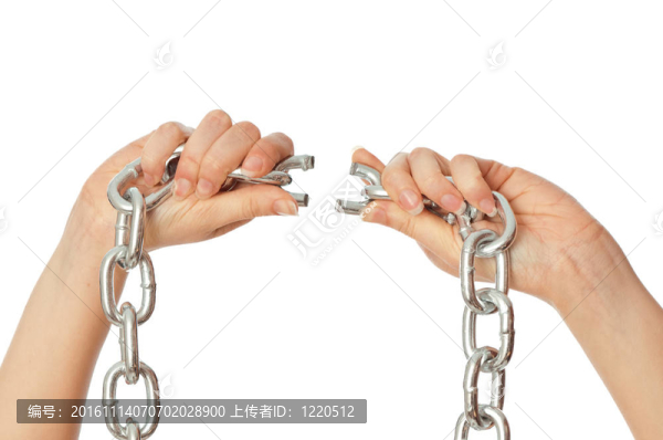撕裂一個沉重的鎖鏈