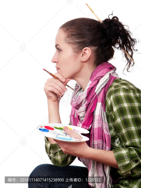 女畫家