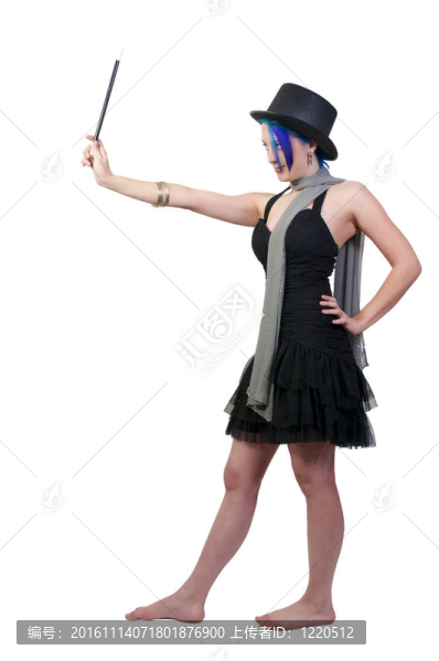 戴頂帽子的女魔術(shù)師