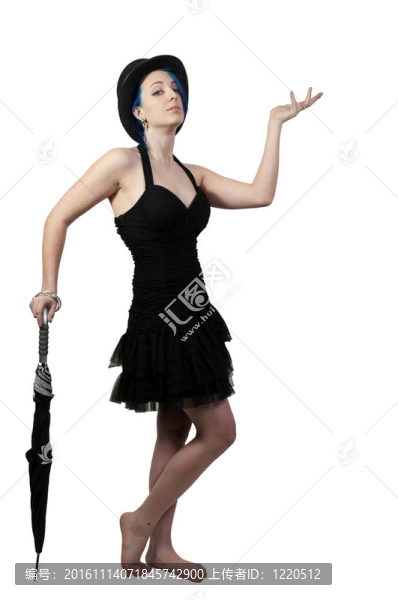 戴頂帽子的女人