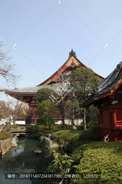 傳統(tǒng)的日本寺廟