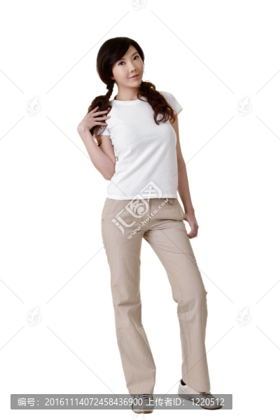 微笑亞洲女性