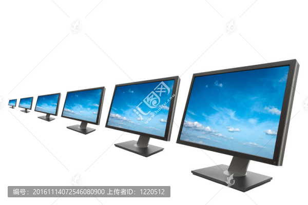 白色的計(jì)算機(jī)顯示器
