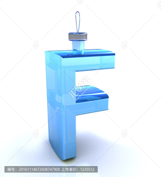 字母F像圣誕玩具
