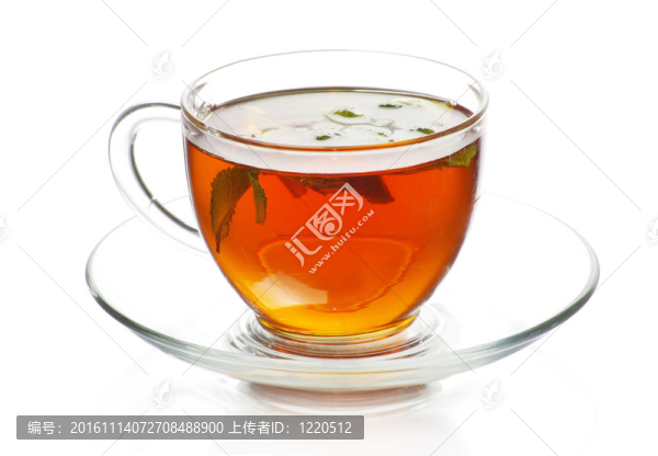 在一杯茶