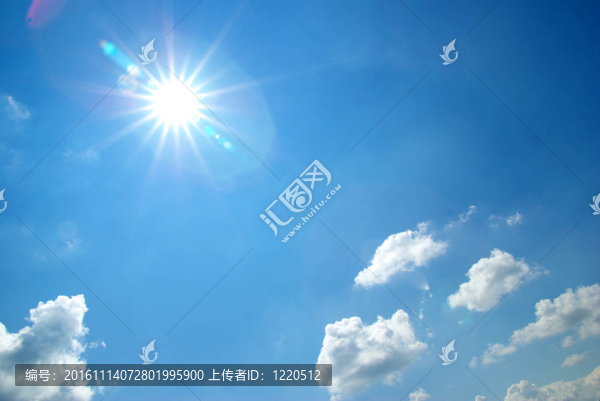 藍色的天空