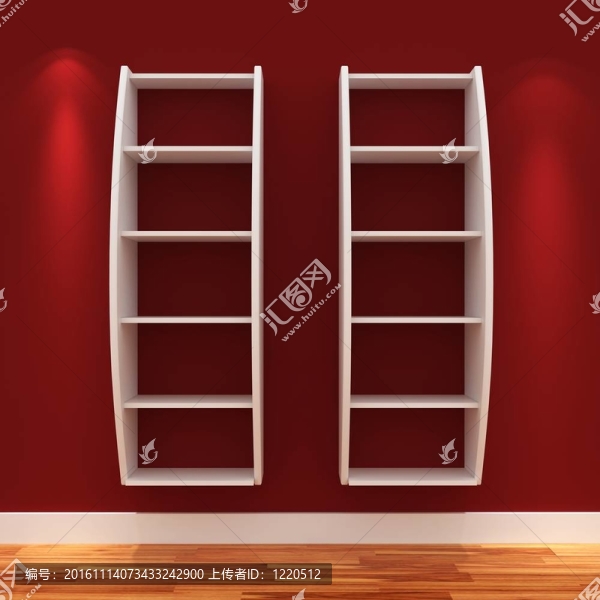 展出的3D空貨架