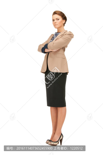 平靜而友好的女人