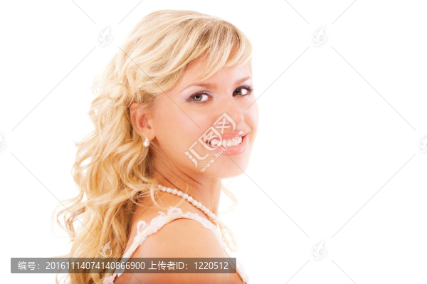 金發(fā)美女的畫像