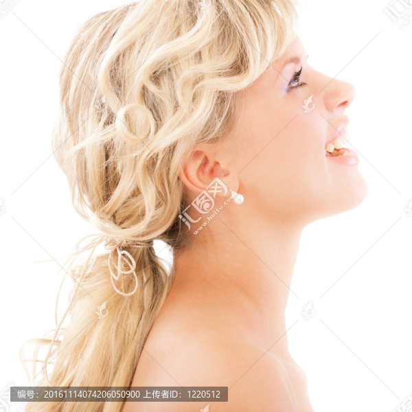 金發(fā)美女畫像