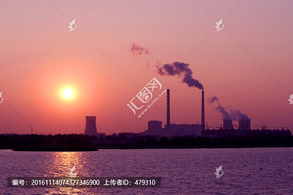 火力發(fā)電廠,熱電廠,電力,煙囪