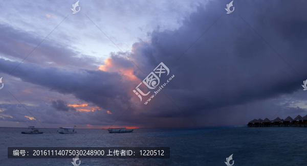 在天堂里的日落