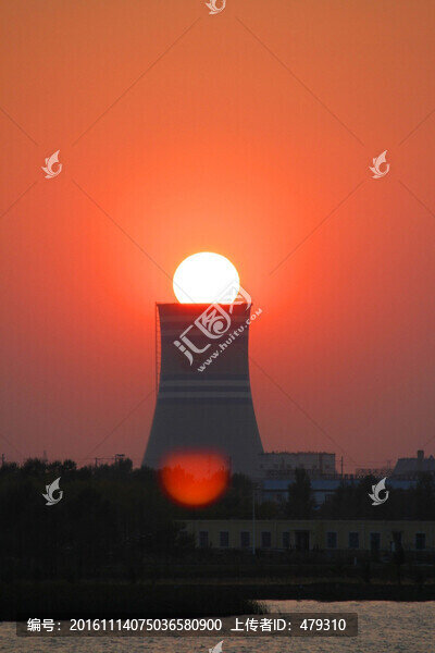 火力發(fā)電廠,熱電廠,電力,煙囪