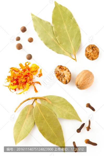 香料.不同干草藥混合