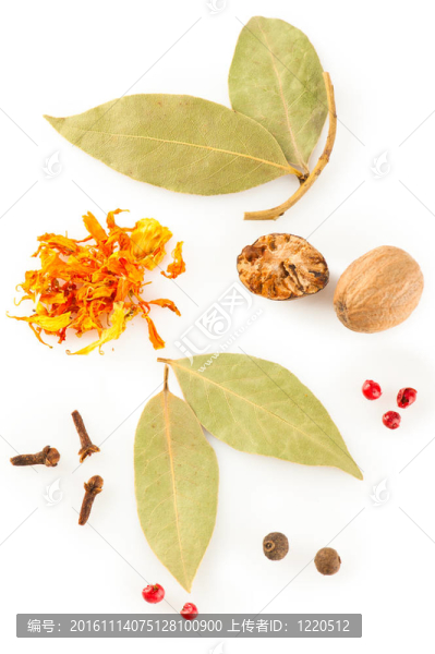 香料.不同干草藥混合