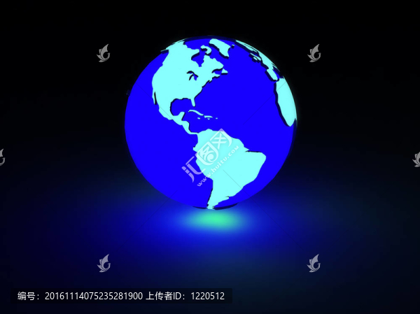 地球與霓虹燈