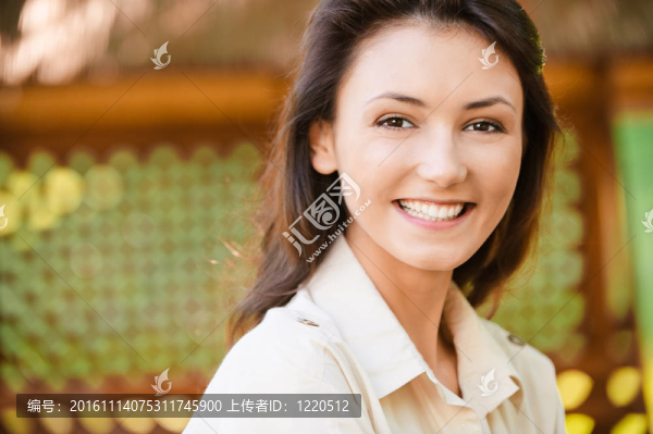 女孩的肖像特寫