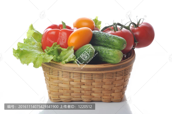菜籃子里的蔬菜