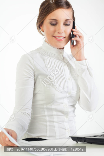 年輕漂亮的女商人