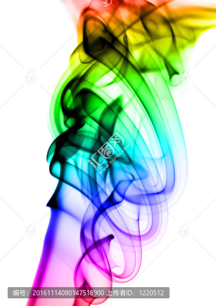 抽象的白色煙霧圖案