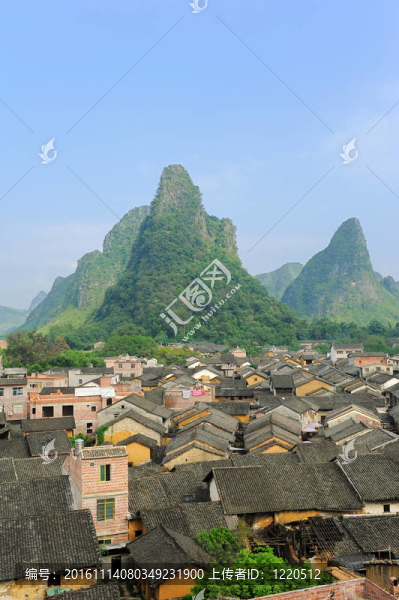 在中國(guó)廣西黃姚古跡