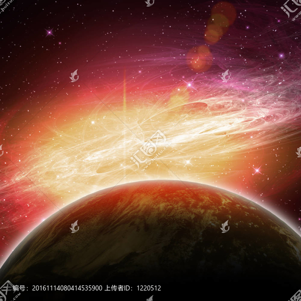 太空中的行星