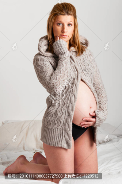 懷孕的女人