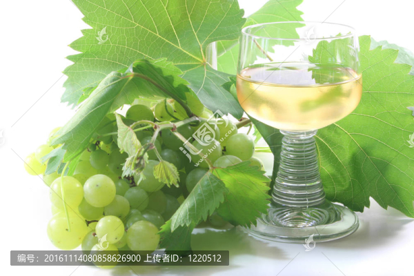 一杯白葡萄酒